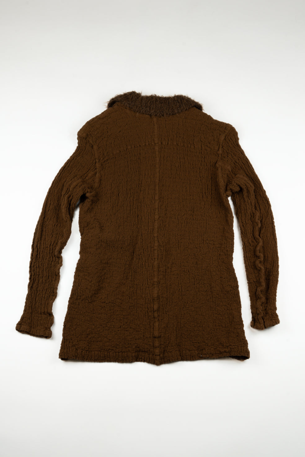 Issey Miyake Cardigan - Cauliflower textured cotton cardigan, 2006