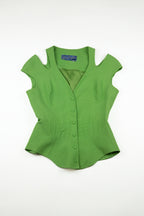 Thierry Mugler - Acid Green Corset top, SS1997