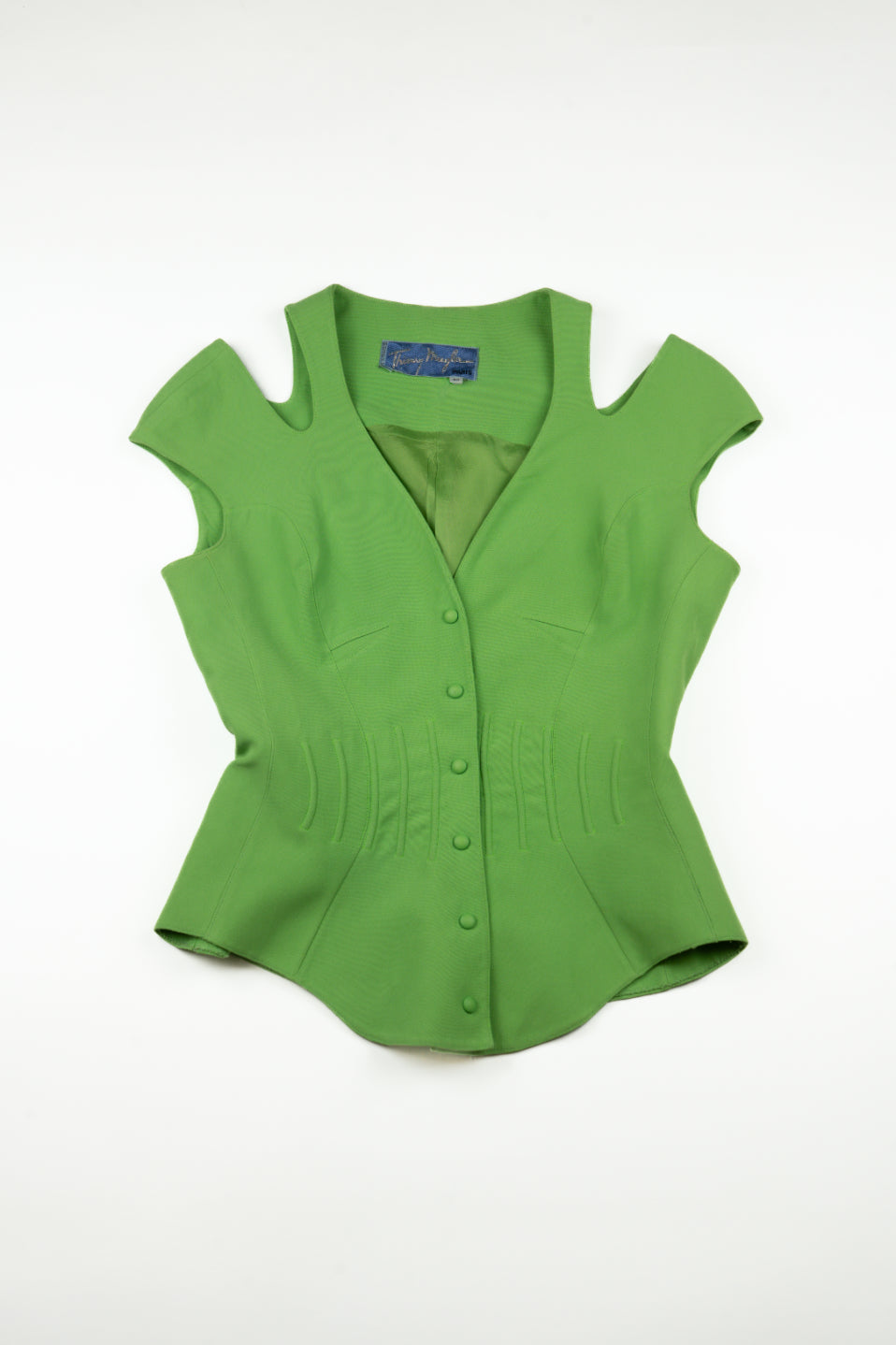 Thierry Mugler - Acid Green Corset top, SS1997