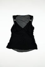 Ralph Lauren Top - Sheer Black top, FW2002