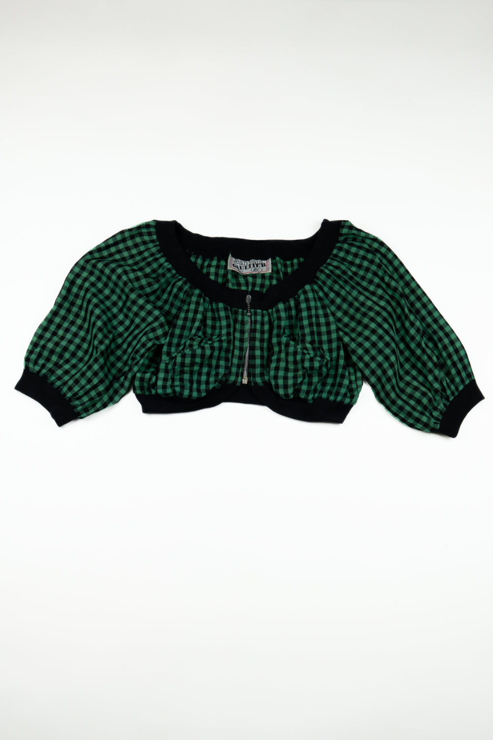 Jean Paul Gaultier - Gingham crop top, SS1985