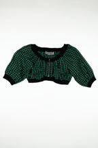 Jean Paul Gaultier - Gingham crop top, SS1985