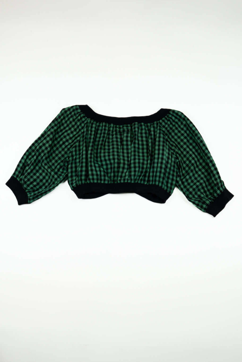 Jean Paul Gaultier - Gingham crop top, SS1985
