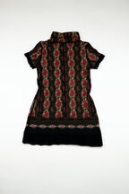 Jean Paul Gaultier - Paisley print mock neck top, c.1998