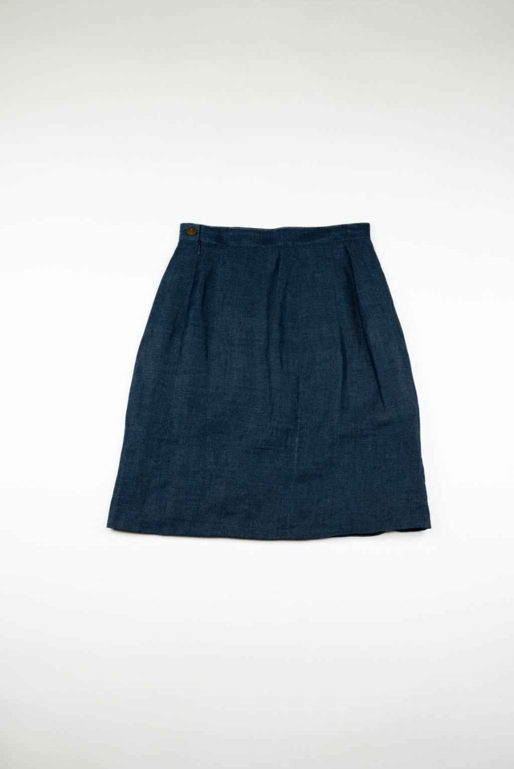 Vivienne Westwood - Red Label, Blue linen skirt suit, SS1998