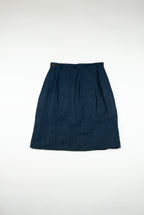 Vivienne Westwood - Red Label, Blue linen skirt suit, SS1998