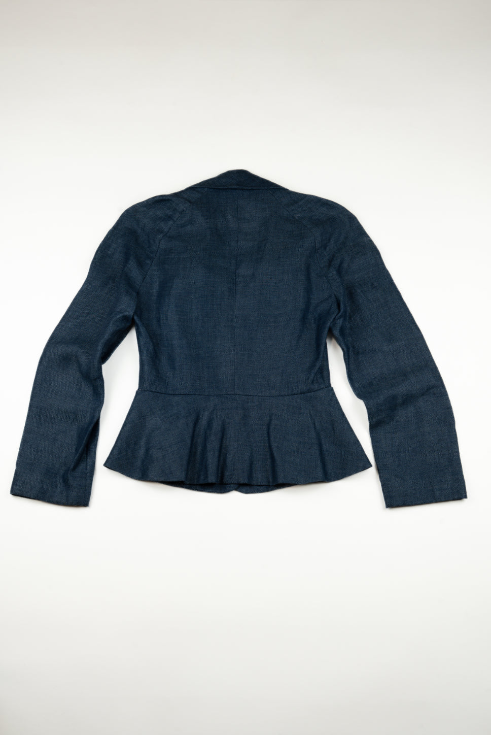 Vivienne Westwood - Red Label, Blue linen skirt suit, SS1998