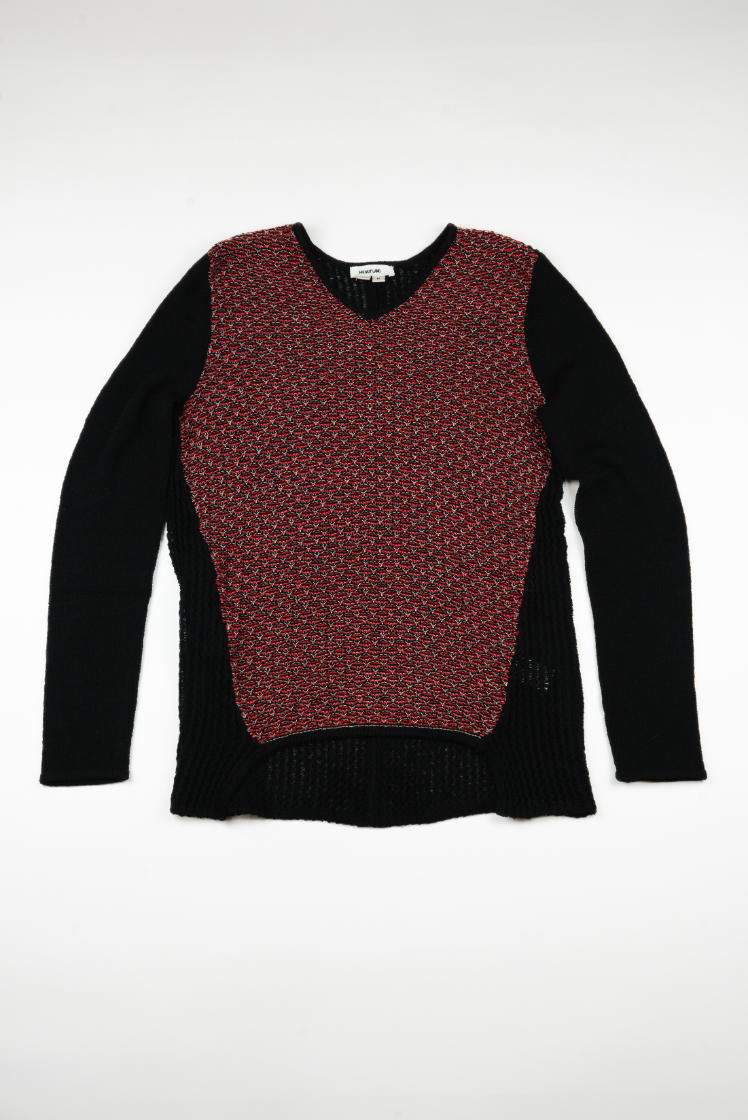 Helmut Lang - Knitted net jumper