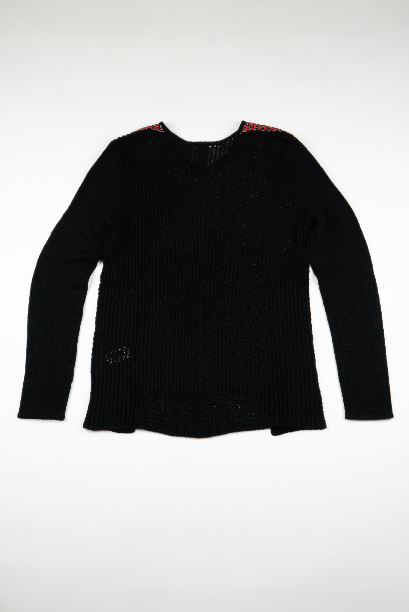 Helmut Lang - Knitted net jumper