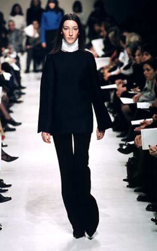 Balenciaga - Black structured skirt suit, FW1998