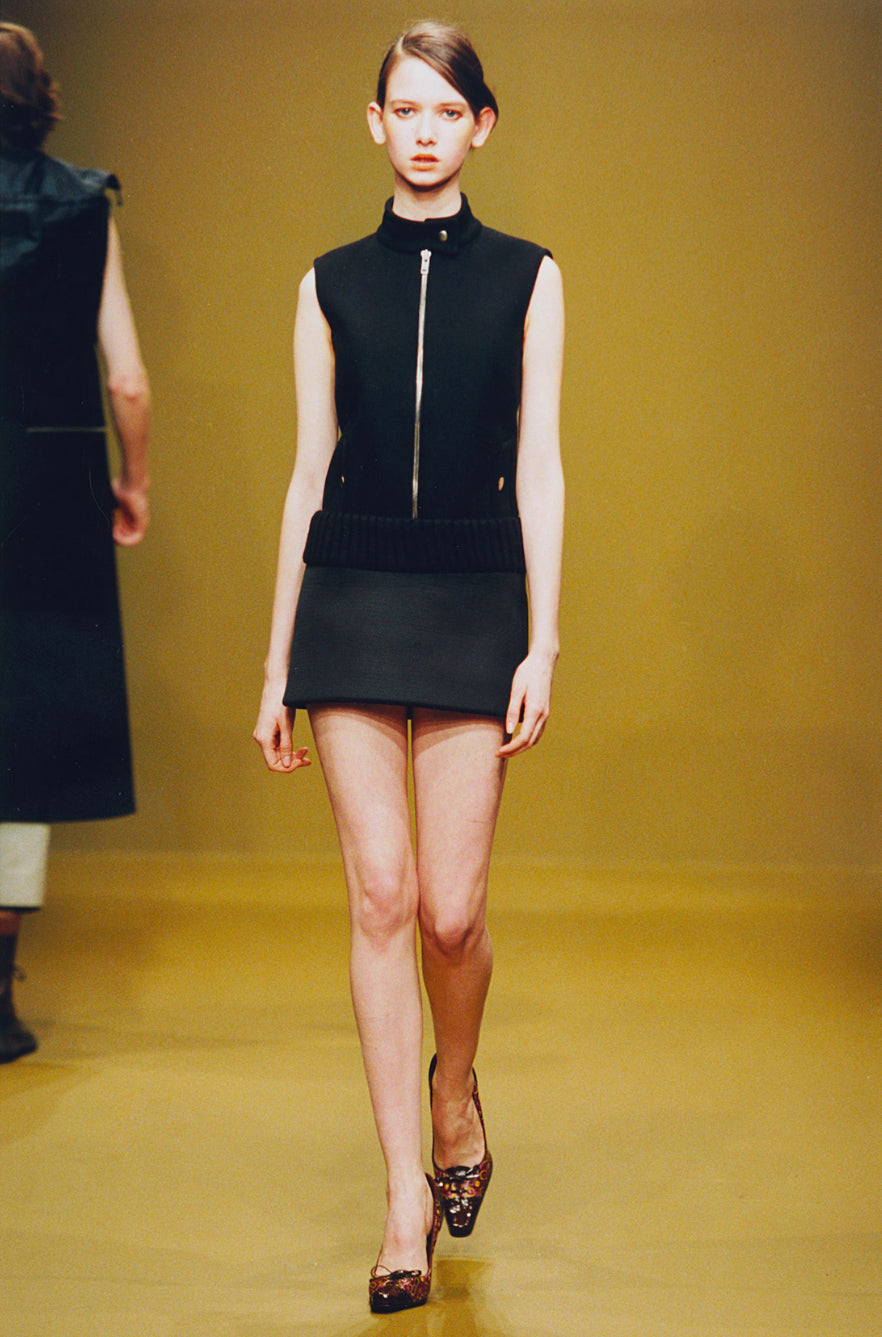 Miu Miu - FW1999, Wool zip up vest