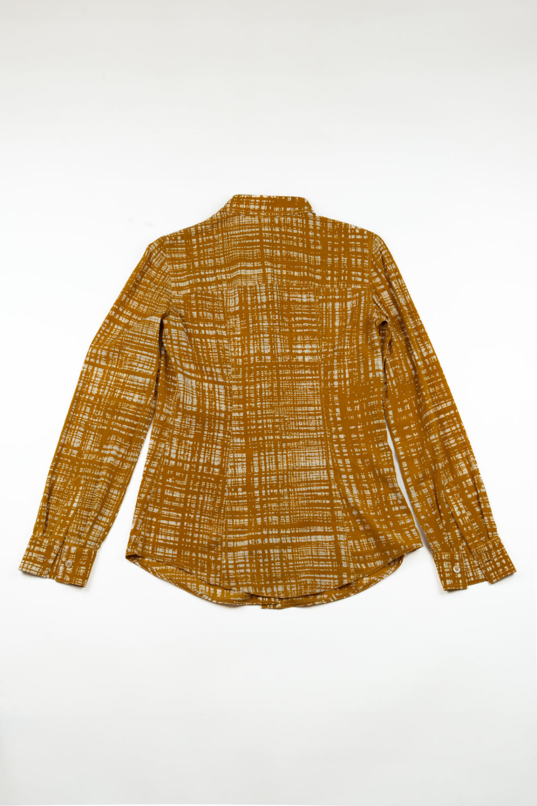 Prada - printed tweed shirt, SS1996