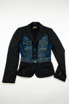 Iceburg - Patchwork of Pinstripe and denim, 2003