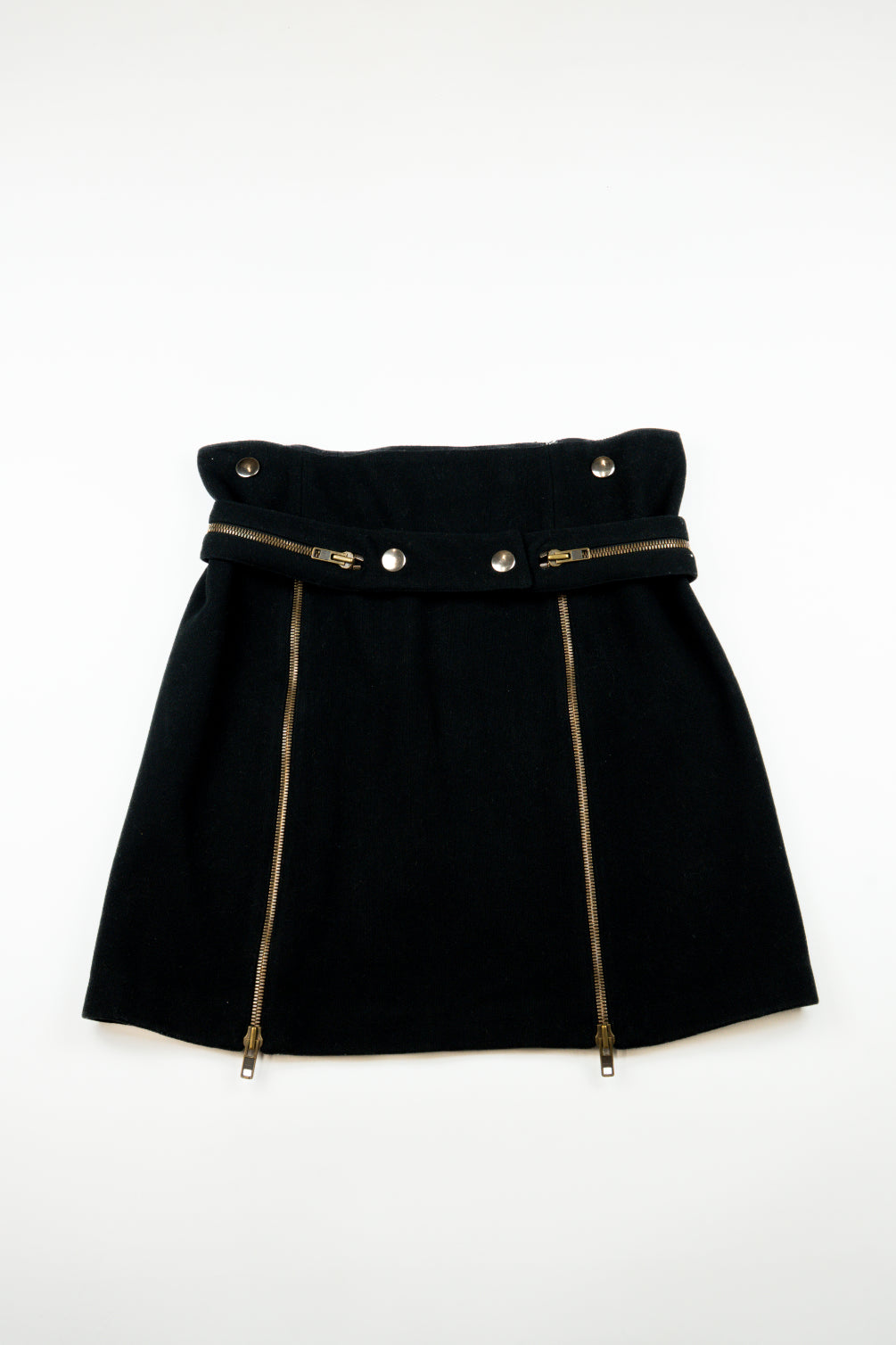 Miu Miu - Wool double zip skirt, FW1999