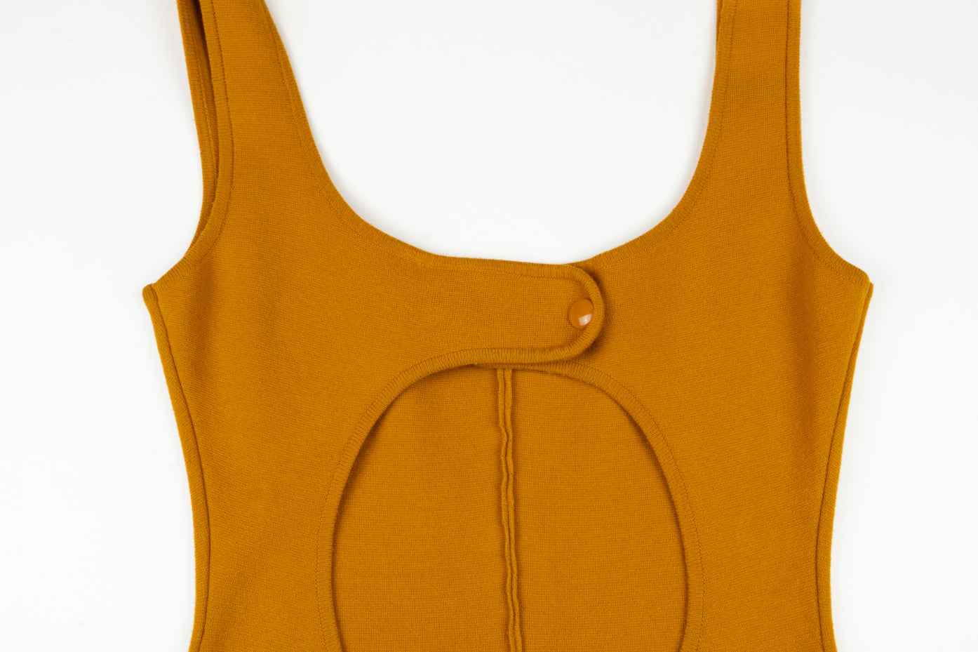 Courreges - Space-age knit dress featuring an architectural cut-out, 1960s