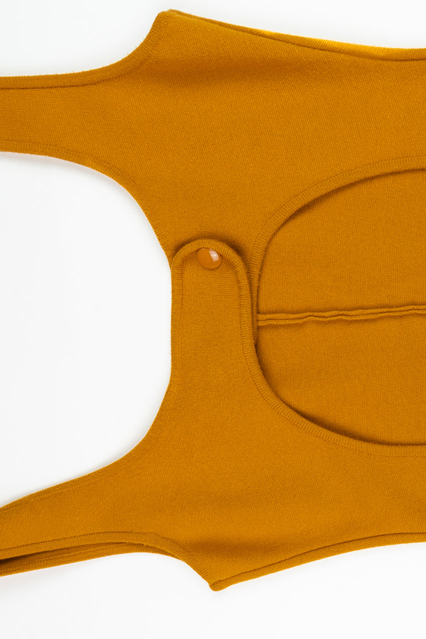 Courreges - Space-age knit dress featuring an architectural cut-out, 1960s