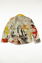 Just Cavalli - Mixed animal and botanical print shirt, SS2000