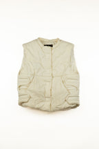 Fendi Jeans - White down vest, c.2000