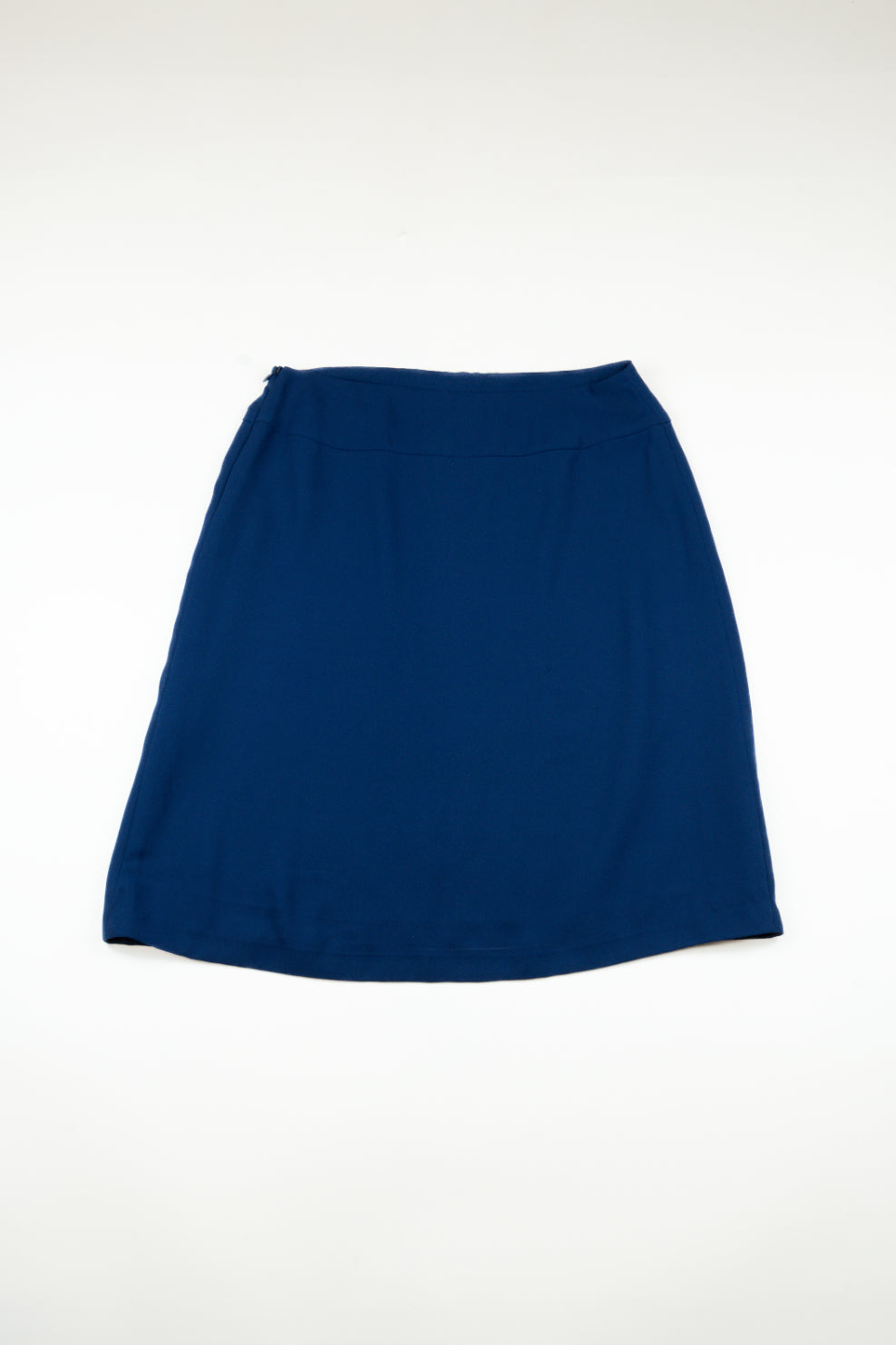 Kenzo - Blue skirt set with applique florals, SS1998