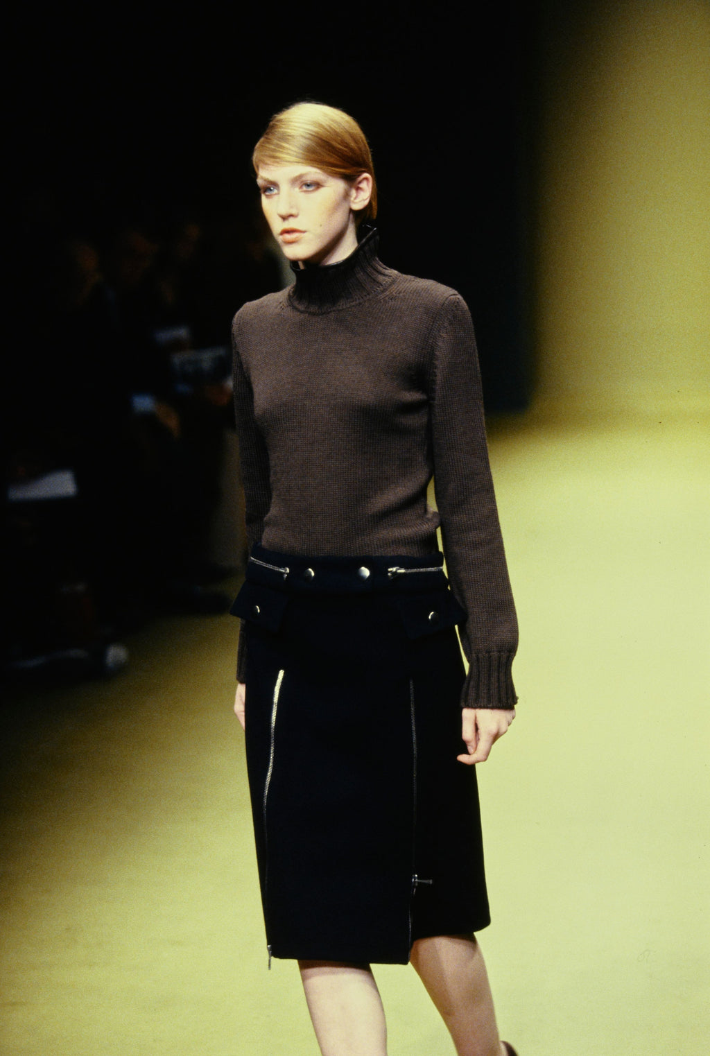 Miu Miu - Wool double zip skirt, FW1999